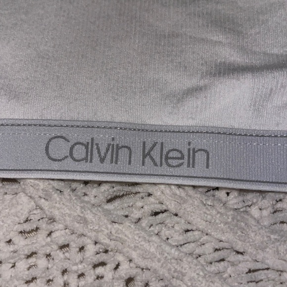 Calvin Klein Ribbed Unlined Bralette - Picture 2 of 5